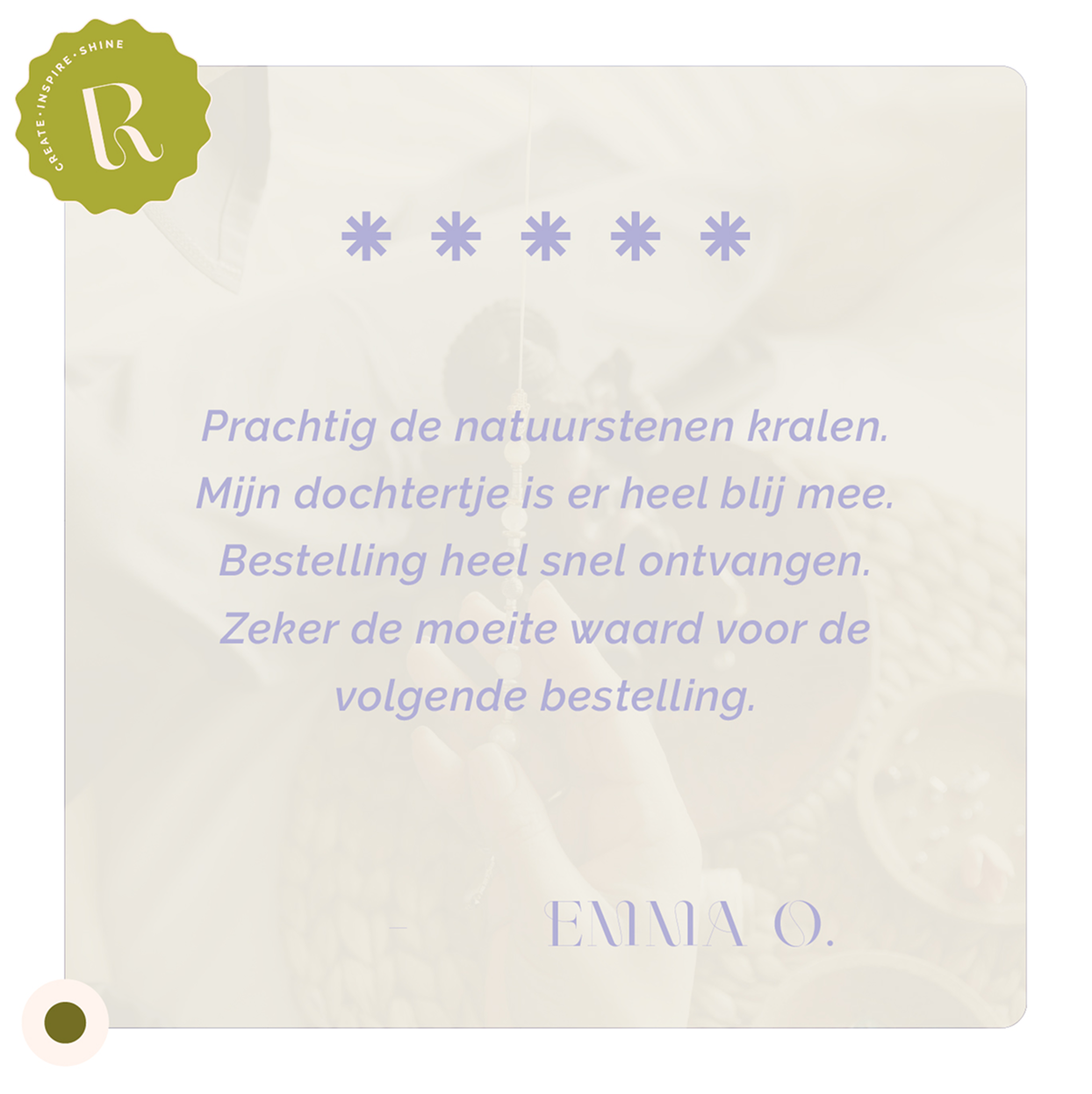 Kralenset Luxe Natuursteen